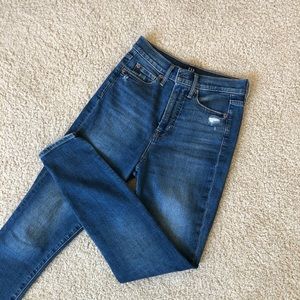 Gap ultra high rise skinny jeans